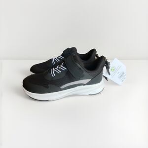Athletic Works Sneakers Little Boys Size 12 Black Slip On Shoes Memory Foam